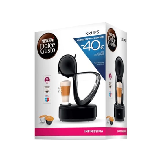 Καφετιέρα Krups Nescafe Dolce Gusto NDG Infinissima KP173BC40 Γκρι image 0