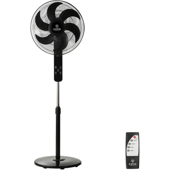 ESTIA HOME ART 06-21122 Ανεμιστήρας Δαπέδου 60W 40cm με Τηλεχειριστήριο image 0