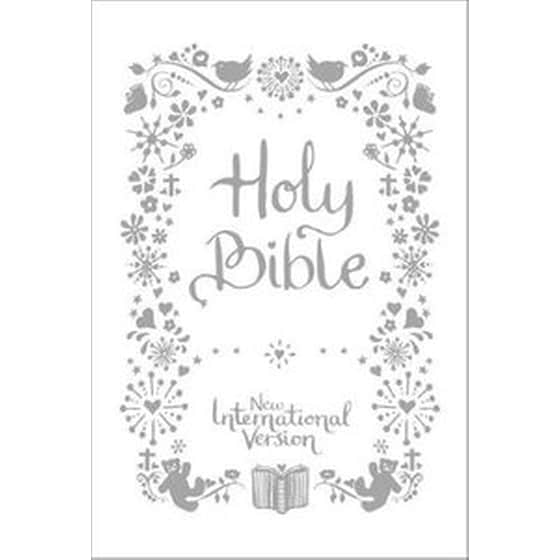 NIV Tiny White Christening Bible image 0