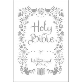 NIV Tiny White Christening Bible