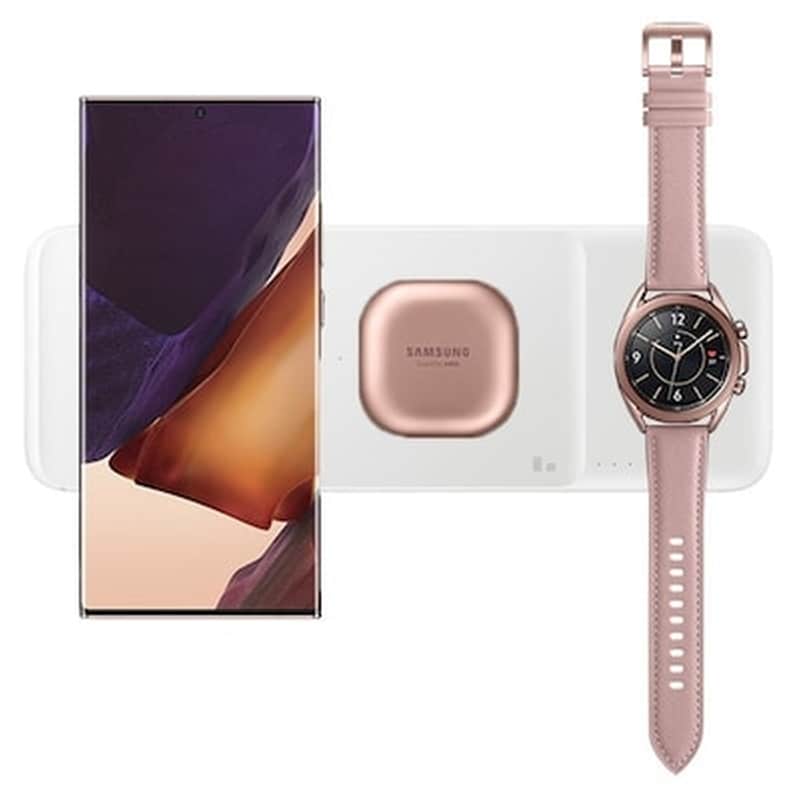 Ασύρματος Φορτιστής Samsung Ep-p6300twegeu Trio 3In1 9W Usb-C - White