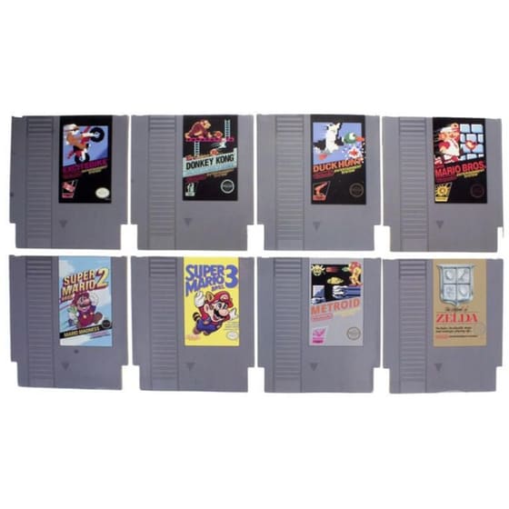 Σουβέρ Paladone NES Cartridge - Σετ 8 Τεμαχίων image 0