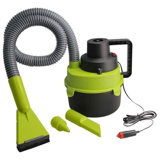 Φορητό Σκουπάκι Στερεών / Υγρών Αυτοκινήτου Με Βουρτσάκι 12v image 3