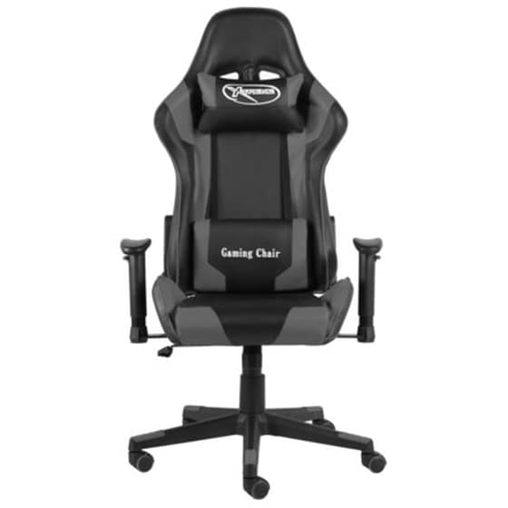 Gaming Καρέκλα Γραφείου VIDAXL 20494 από PVC - Γκρι image 2