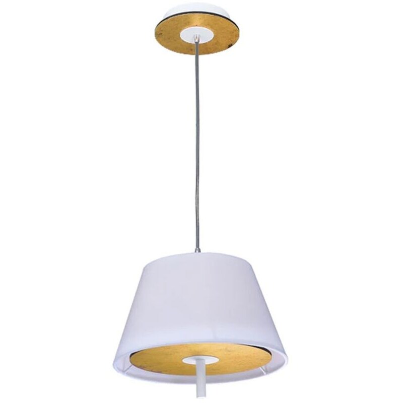 Φωτιστικό Οροφής Μονόφωτο Aca Zm16281pg Υφασμάτινο - Λευκό ACA DECOR