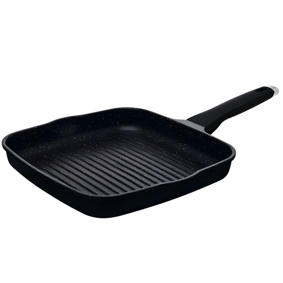 Αντικολλητικό Τηγάνι Γκριλιέρα ESTIA Nordic 01-15886 από Αλουμίνιο 28cm image 0