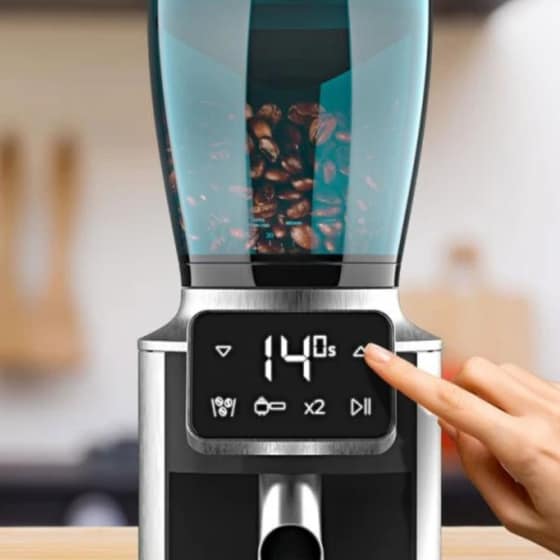 CECOTEC SteelMill Touch CEC-01805 200 W Ασημί Ηλεκτρικός Μύλος Άλεσης Καφέ image 2