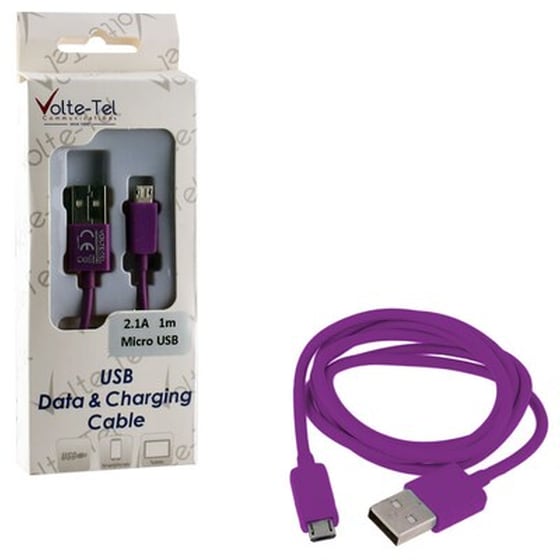 MICRO USB DVCS PURPLE ΦΟΡ/ΗΣ-DATA VCD-01 image 0
