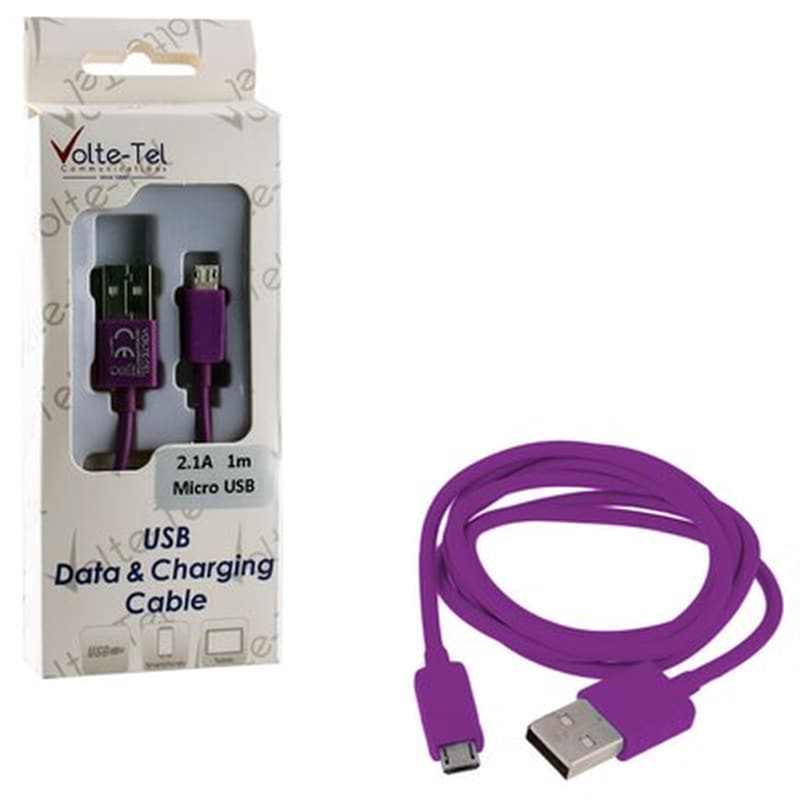 MICRO USB DVCS PURPLE ΦΟΡ/ΗΣ-DATA VCD-01