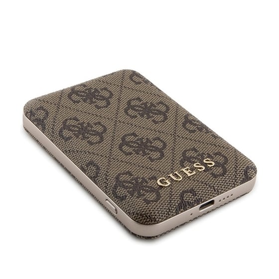 Powerbank Guess 4G Magnetic Compatible MagSafe 5000mAh - Καφέ image 6
