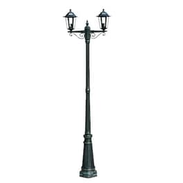 Vidaxl Preston Στύλος Φωτισμού Κήπου 2φωτος Πράσινος 215 Cm