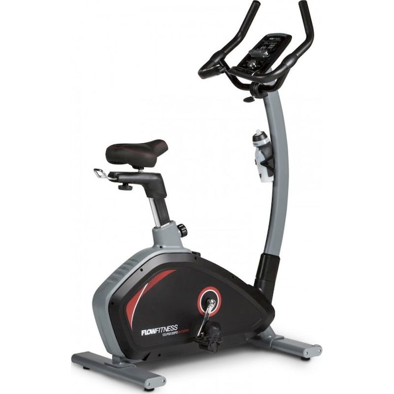 FLOW FITNESS Ποδήλατο Γυμναστικής Flow Fitness Όρθιο DHT2000i - Γκρι/ Μαύρο