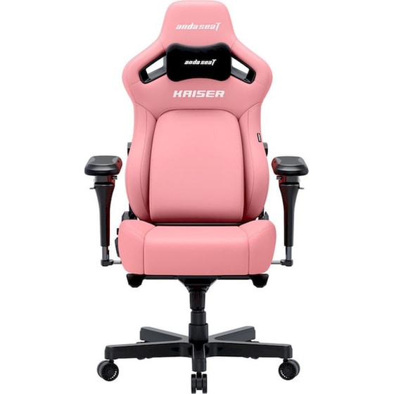 Καρέκλα Gaming Anda Seat Kaiser 4 V2 XLarge με 6D Μπράτσα Δερματίνης - Ροζ image 1
