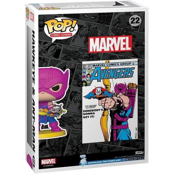 Funko Pop! Comic Covers - Marvel - Avengers - Hawkeye & Ant-Man #22 image 1
