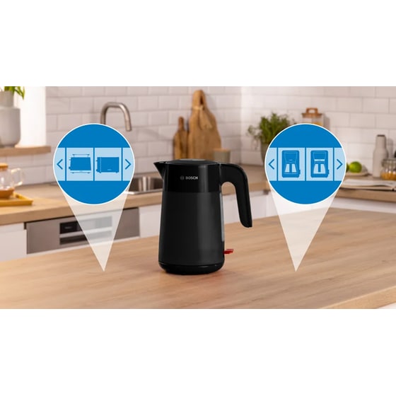 BOSCH MyMoment TWK2M163 2400 W 1.7 L Μαύρο Βραστήρας image 4
