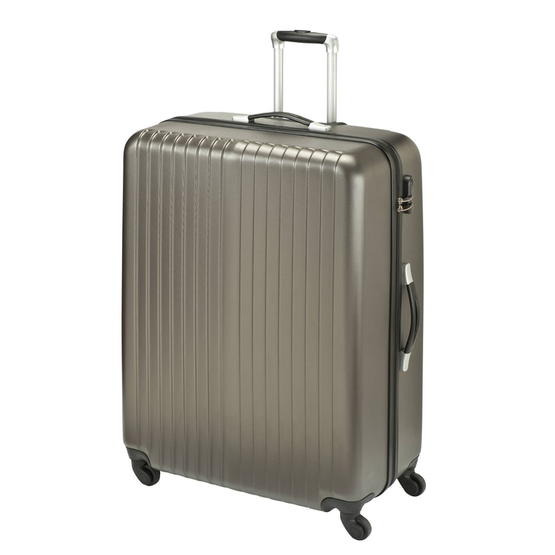 Βαλίτσα Τροχήλατη Princess Abs Μεγάλο Μέγεθος Σειρά San Marino Anthracite - 82x60x30cm