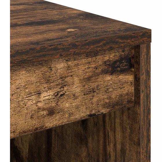 Γραφείο VidaXL 105,5x50x127 cm - Καπνιστή Δρυς (2 τεμ.) image 8