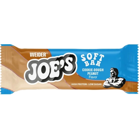 Μπάρες Πρωτεΐνης 50gr Weider Joe's Soft Bar Μπισκότο/ Φυστίκι - 12 Τμχ image 1