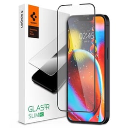 Προστατευτικό οθόνης Apple iPhone 13 Pro/iPhone 13 - Spigen Fullface Tempered Glass Black