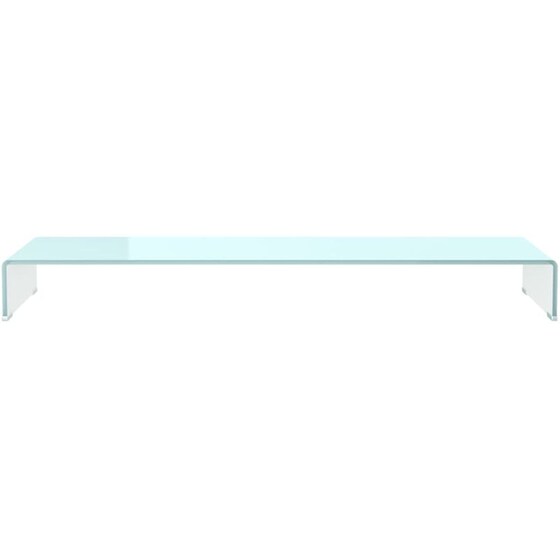 Έπιπλο Τηλεόρασης VidaXL Γυάλινο 120x30x13cm - Λευκό image 2