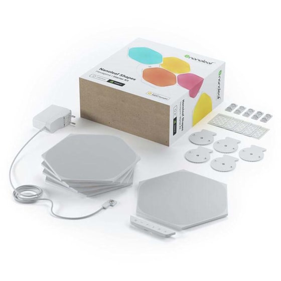 Έξυπνος Φωτισμός Nanoleaf Shapes Hexagons 5PK image 1