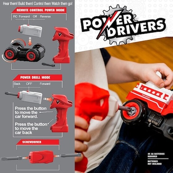 Power Drivers Οχήματα Πόλης - Τηλεκατευθυνόμενο Πυροσβεστικό Διάσωσης image 1