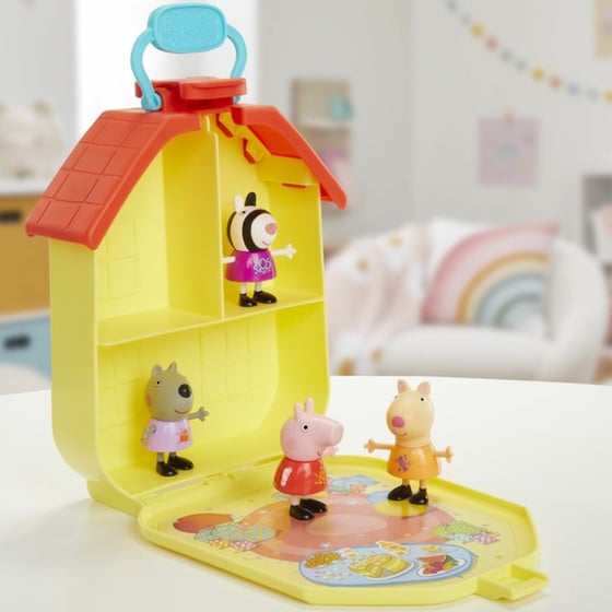 Hasbro Peppa Pig Party Carry Case Θήκη με 4 Φιγούρες (F8888) image 4