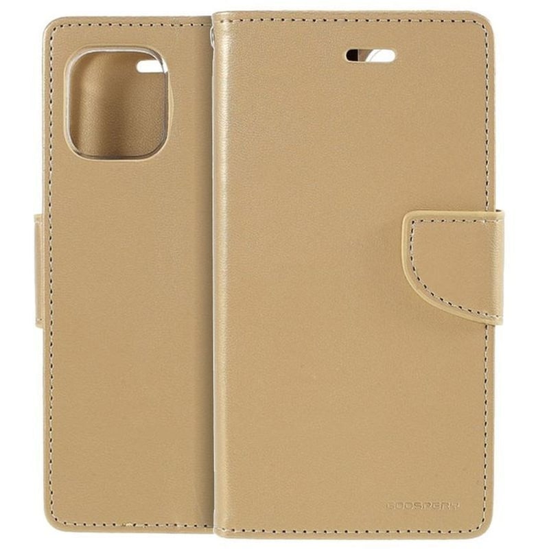 Θήκη Apple iPhone 12 Mini - Mercury Bravo Diary - Χρυσό