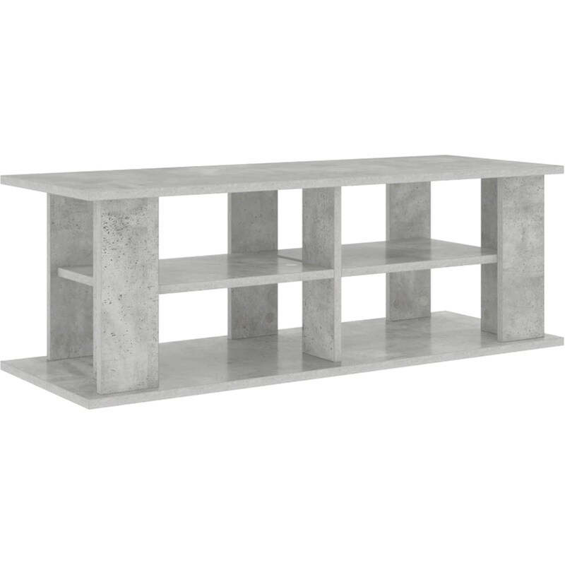 Έπιπλο Τηλεόρασης VidaXL 96 x 35 x 33,5 cm - Γκρι Σκυροδέματος