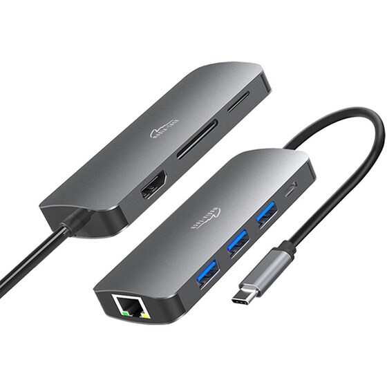 Docking Station Media-Tech MT5044 8-Port USB 3.0 συμβατό με USB-C image 3