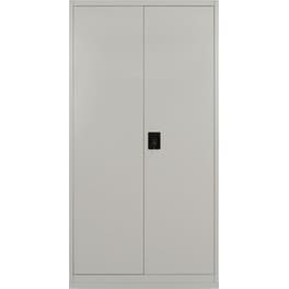 Ντουλάπα Steelen Δίφυλλη Μεταλλική 80x45x181cm - Γκρι