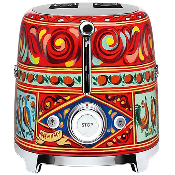 SΜΕG TSF01DGEU DOLCE & GABBANA 2 Θέσεων 950W Κόκκινο Φρυγανιέρα image 2