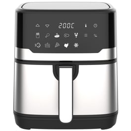 JOCCA J-2719 με Αποσπώμενο Κάδο 1700 W Ασημί Φριτέζα Αέρος