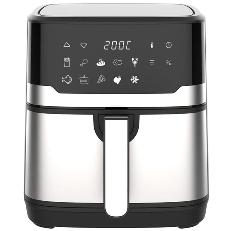 JOCCA J-2719 με Αποσπώμενο Κάδο 1700 W Ασημί Φριτέζα Αέρος