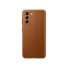 Θήκη Samsung Galaxy S21 - Samsung Leather Case - Καφέ