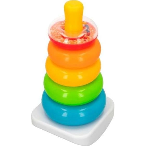 Βρεφικό Παιχνίδι Aria Trade Πύργος Με Δακτύλιους - 13.5x13.5x20cm image 0