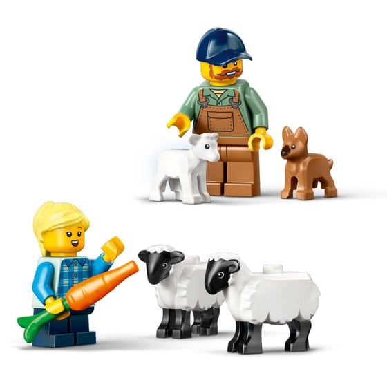 LEGO® City Red Farm Tractor with Trailer & Sheep (60461) image 7