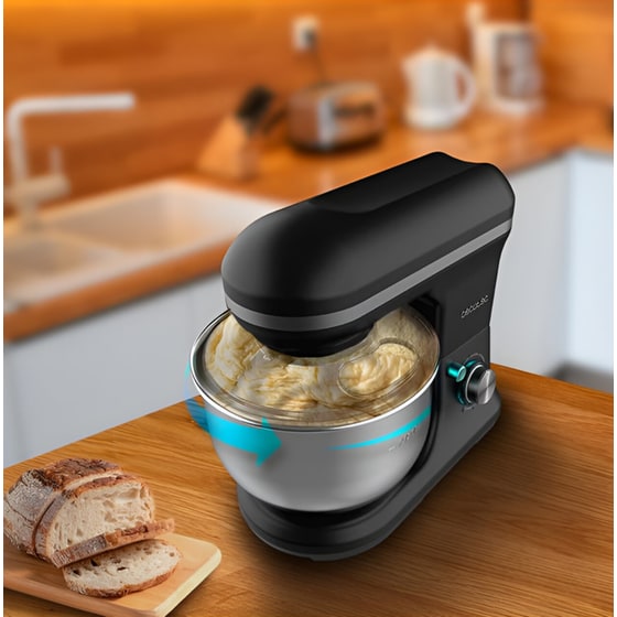 CECOTEC Cecomixer Merengue Ice-Cream CEC-04381 1200 W 5 L Μαύρο Κουζινομηχανή image 1