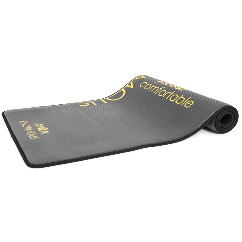 Στρώμα Γυμναστικής Amila Enormous από NBR 180x80x1 cm - Γκρι