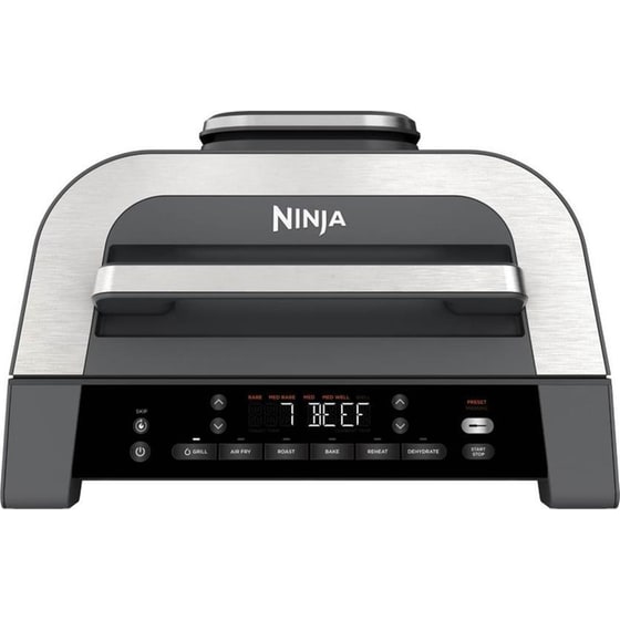 NINJA DG551EU με Καπάκι 1760 W 3.8 L Μαύρο/Ασημί Φριτέζα Αέρος image 0