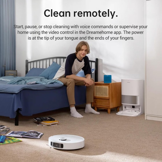 DREAME L10s Ultra Robot Vacuum για Σκούπισμα και Σφουγγάρισμα Λευκό Σκούπα Ρομπότ image 10