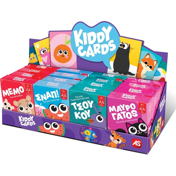 Κάρτες Kiddy Cards Μέμο/ Σναπ!/ ΤσούΚου/ Μαύρος Γάτος (AS Games) 1 Τμχ - Τυχαία Επιλογή image 7