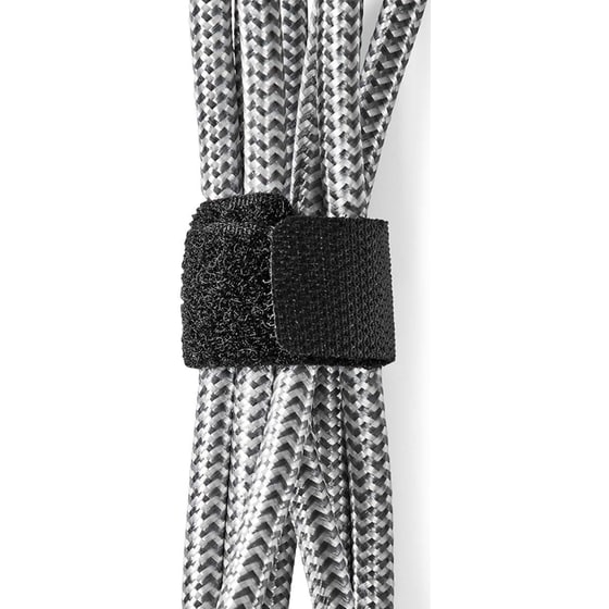 Διαχειριστής Καλωδίων Nedis Hook and Loop CMGC23016BK - 6τμχ - Μαύρο image 3