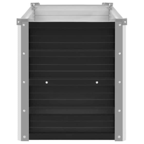 Vidaxl Ζαρντινιέρα Υπερυψωμένη Ανθρακί 100x40x45 Εκ. Γαλβαν. Χάλυβας image 5