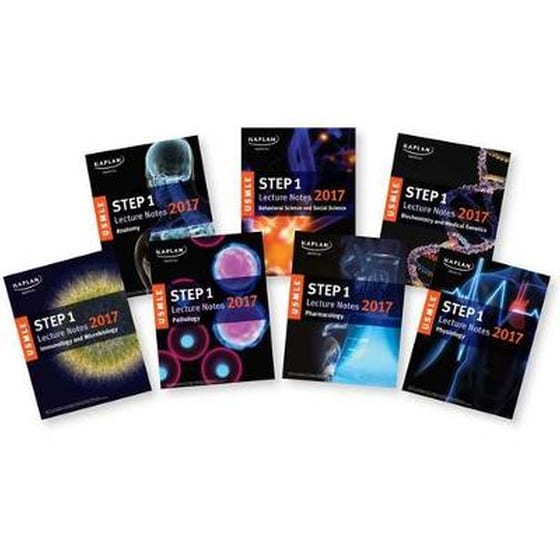 USMLE Step 1 Lecture Notes 2017- 7-Book Set image 0
