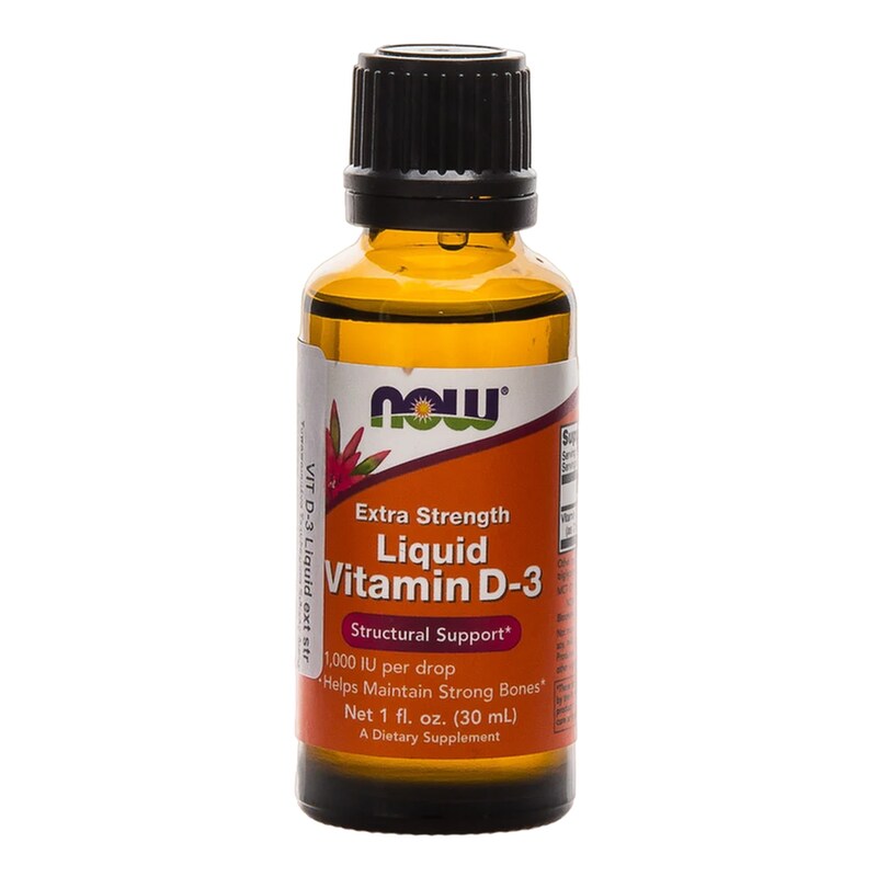 Now Liquid Vitamin D3 1000iu - 30ml