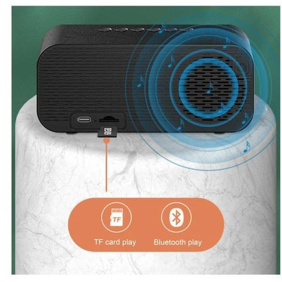 Ψηφιακό Ρολόι Επιτραπέζιο Andowl Q-YX126 - Μαύρο image 7