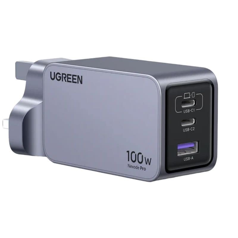 Φορτιστής Πρίζας Ugreen Nexode Pro X656 με USB-A/2x USB-C 100W - Grey (UK)
