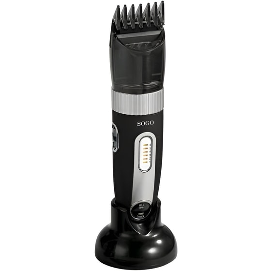 Επαναφορτιζόμενη Ξυριστική Κουρευτική Μηχανή SOGO CPE-SS-3450 -  Μαύρο image 0