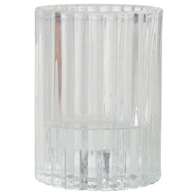 Κηροπήγιο Spitishop L-c Arty 6bph040tp Γυάλινο 5.5x7.5cm - Διάφανο